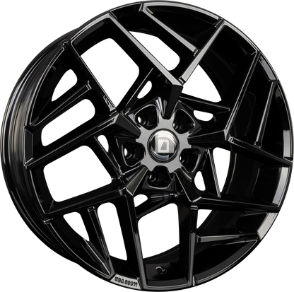 Diewe Wheels Nora NERO S - Schwarz Glanz Alufelge 8x19 Zoll ET43 LK 5x112 ML66.6 – Bild 4