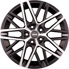 Diewe Avenger Matt Black Polished Alufelge 8x18 Zoll ET30 LK 5x112 ML72.3