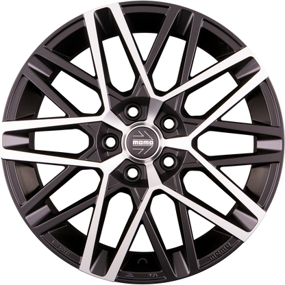 Diewe Avenger Matt Black Polished Alufelge 8x18 Zoll ET30 LK 5x112 ML72.3