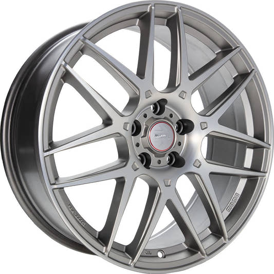 Diewe Competizione Titan Silver Matt Polished Alufelge 7.5x17 Zoll ET40 LK 5x100 ML72.3