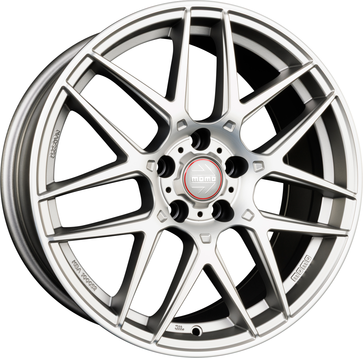 Diewe Competizione Titan Silver Matt Polished Alufelge 7.5x17 Zoll ET40 LK 5x100 ML72.3 – Bild 2