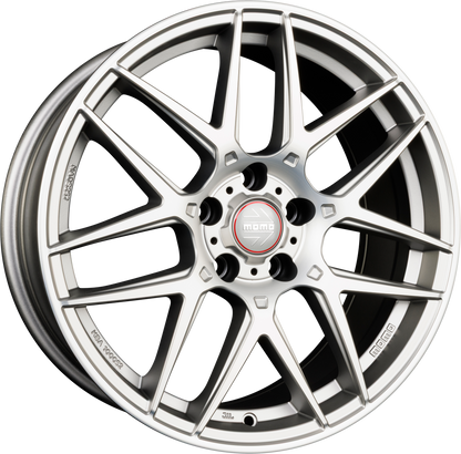 Diewe Competizione Titan Silver Matt Polished Alufelge 7.5x17 Zoll ET40 LK 5x100 ML72.3 – Bild 2