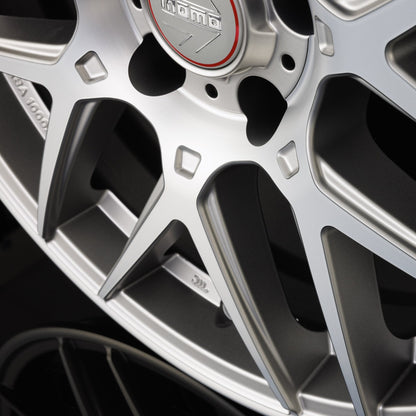 Diewe Competizione Titan Silver Matt Polished Alufelge 7.5x17 Zoll ET40 LK 5x100 ML72.3 – Bild 3