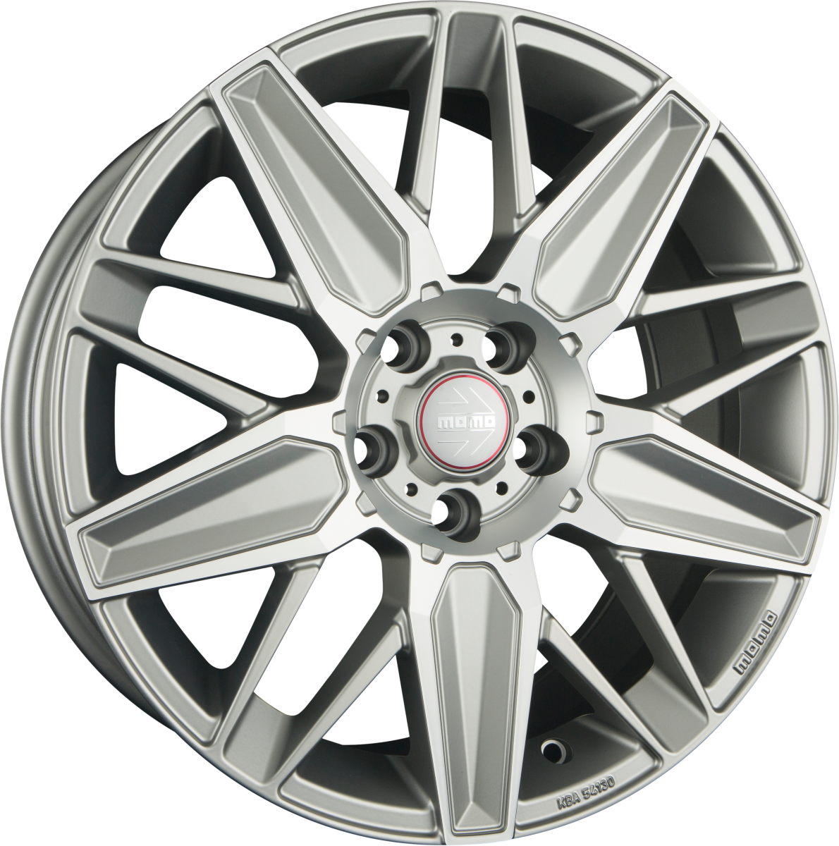 Diewe Evoluzione Titan Silver Polished Alufelge 8x18 Zoll ET42 LK 5x112 ML72.3 – Bild 2