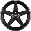 Diewe Five Black Matt Polished Alufelge 8x18 Zoll ET42 LK 5x112 ML72.3