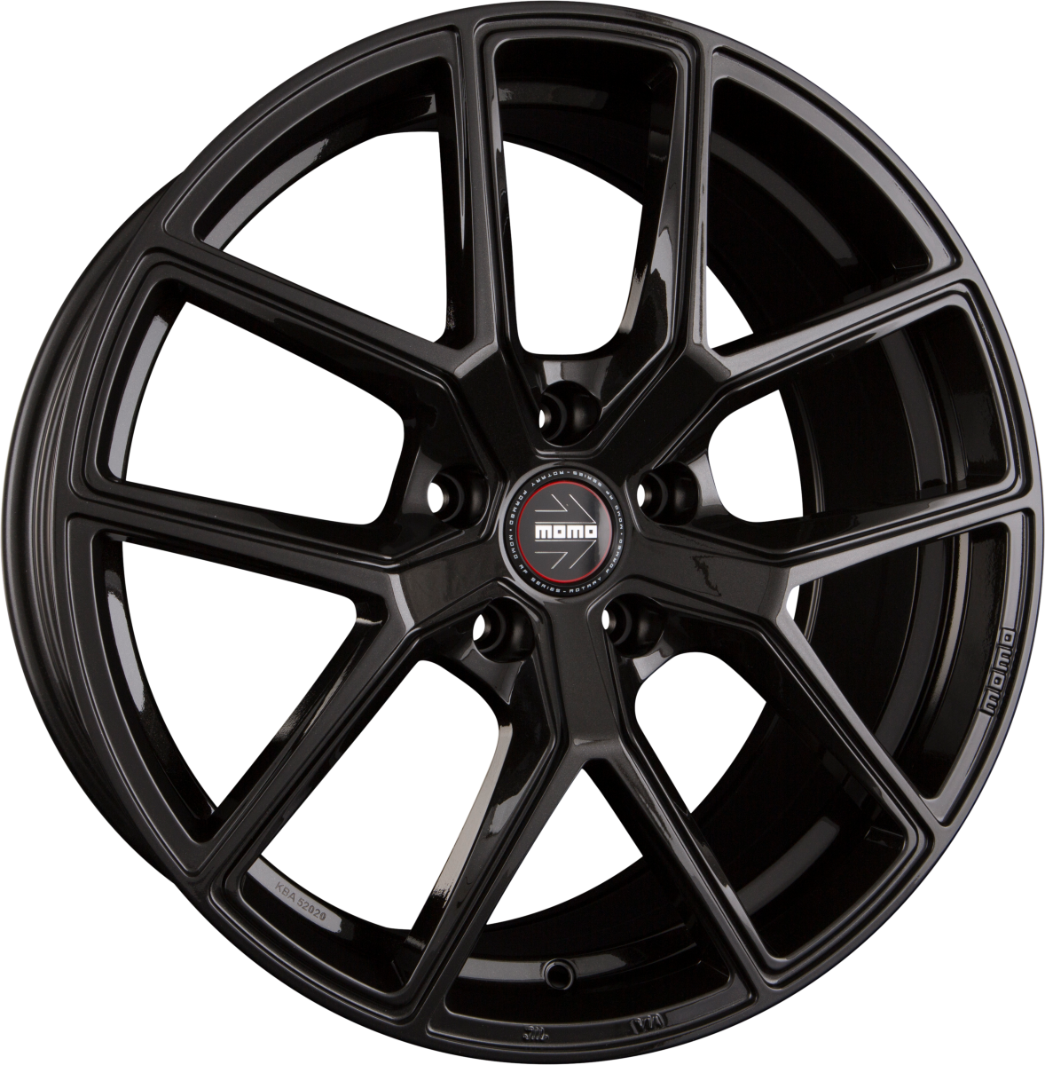 Diewe RF-01 Stardust Glossy Black Alufelge 8.5x20 Zoll ET45 LK 5x112 ML57.1 – Bild 2