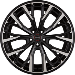 Diewe RF-02 Black Matt Polished Alufelge 9x20 Zoll ET50 LK 5x130 ML71.6