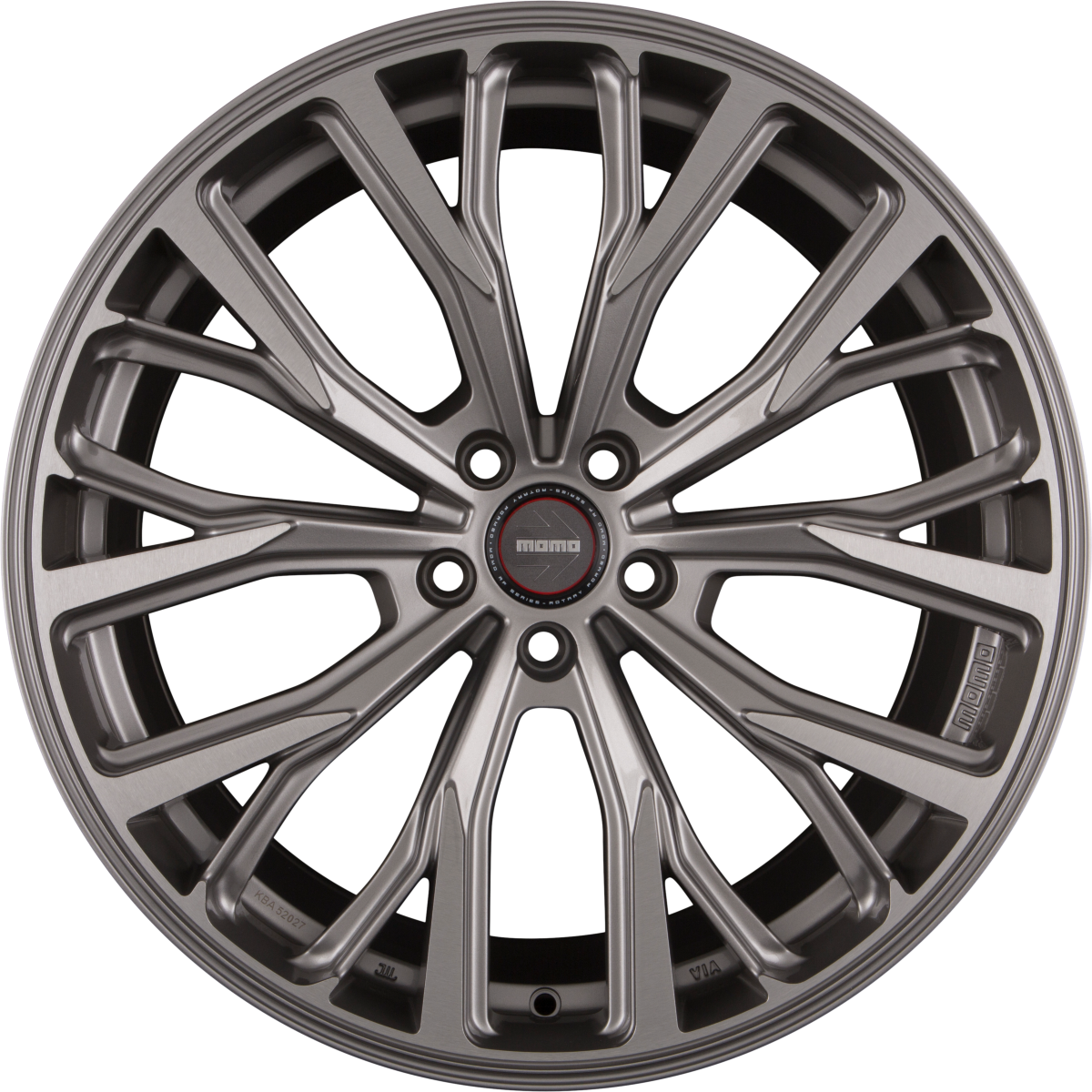 Diewe RF-02 Titan Silver Brushed Alufelge 9x20 Zoll ET30 LK 5x120 ML72.6