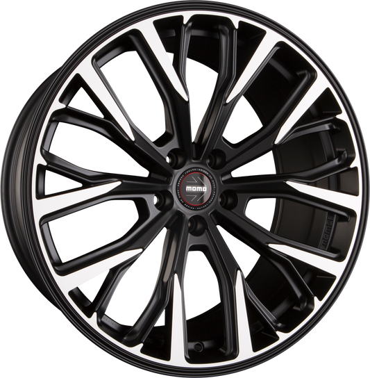 Diewe RF-02 Black Matt Polished Alufelge 10x20 Zoll ET40 LK 5x112 ML66.6 – Bild 2