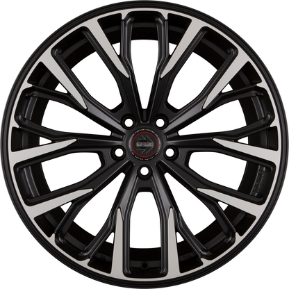 Diewe RF-02 Black Matt Polished Alufelge 10x20 Zoll ET40 LK 5x120 ML72.6
