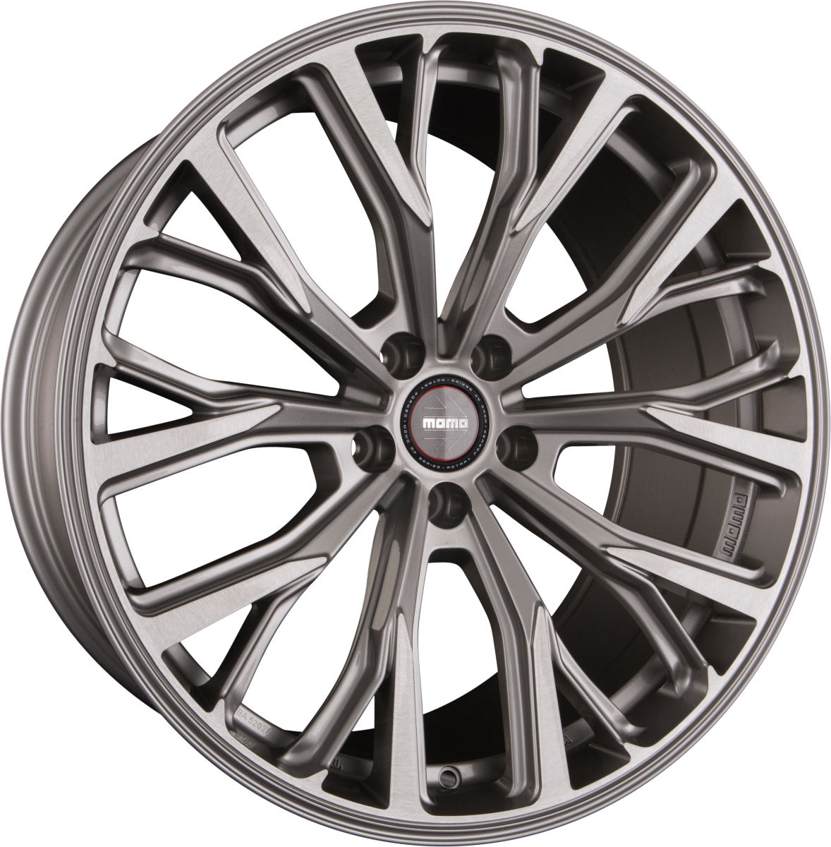 Diewe RF-02 Titan Silver Brushed Alufelge 10x20 Zoll ET20 LK 5x112 ML66.6 – Bild 2