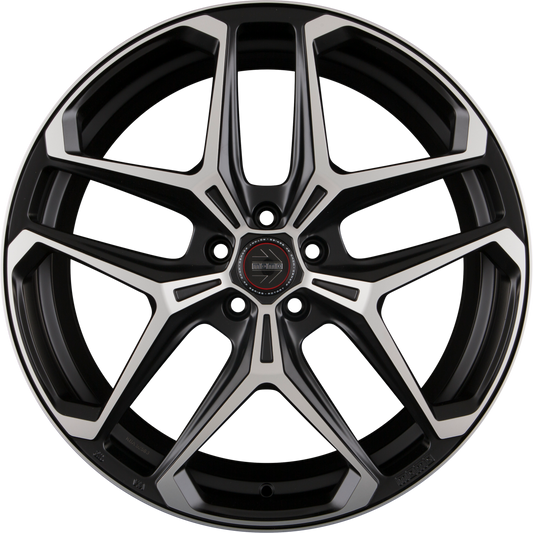 Diewe RF-04 Black Matt Polished Alufelge 9x20 Zoll ET26 LK 5x112 ML66.6