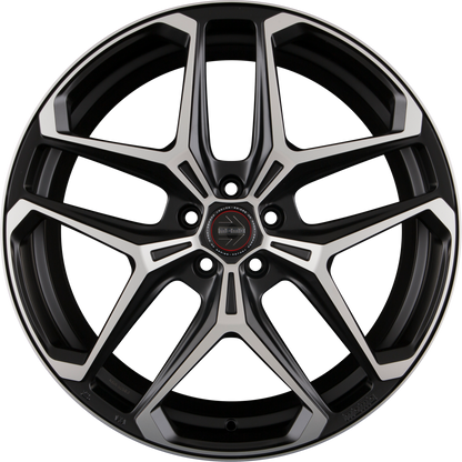 Diewe RF-04 Black Matt Polished Alufelge 9x20 Zoll ET26 LK 5x112 ML66.6