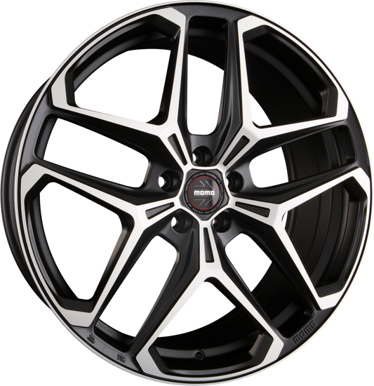 Diewe RF-04 Black Matt Polished Alufelge 9x20 Zoll ET26 LK 5x112 ML66.6 – Bild 2