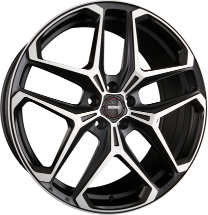 Diewe RF-04 Black Matt Polished Alufelge 9x20 Zoll ET26 LK 5x112 ML66.6 – Bild 2