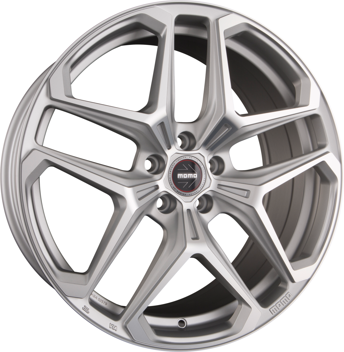 Diewe RF-04 Hybrid Silver Alufelge 10x20 Zoll ET40 LK 5x112 ML66.6 – Bild 2