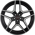 Diewe RF-06 Black Matt Polished Alufelge 9x20 Zoll ET26 LK 5x112 ML66.6