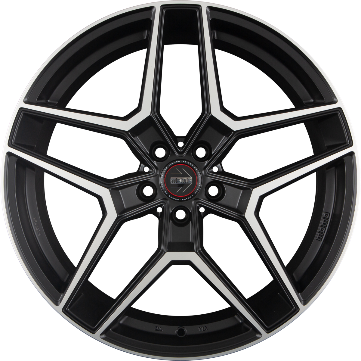 Diewe RF-06 Black Matt Polished Alufelge 9x20 Zoll ET26 LK 5x112 ML66.6