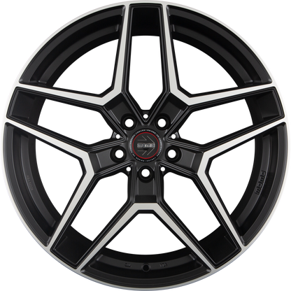 Diewe RF-06 Black Matt Polished Alufelge 9.5x20 Zoll ET40 LK 5x120 ML72.6