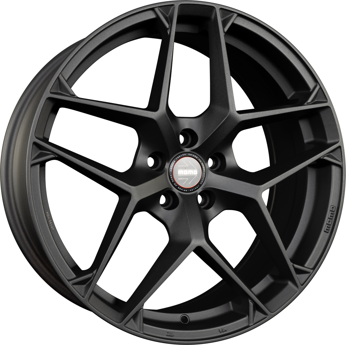 Diewe RF-07 Sandblast Black Alufelge 8.5x19 Zoll ET40 LK 5x114.3 ML72.3 – Bild 2