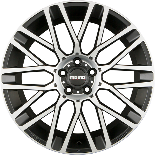 Diewe Revenge Evo Black Matt Polished Alufelge 8x18 Zoll ET50 LK 5x112 ML72.3