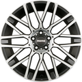 Diewe Revenge Evo Black Matt Polished Alufelge 8x18 Zoll ET50 LK 5x112 ML72.3