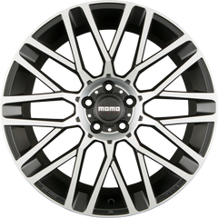 Diewe Revenge Evo Black Matt Polished Alufelge 8x18 Zoll ET50 LK 5x112 ML72.3