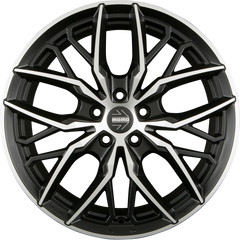 Diewe Spider Black Matt Polished Alufelge 8.5x19 Zoll ET35 LK 5x112 ML79.6