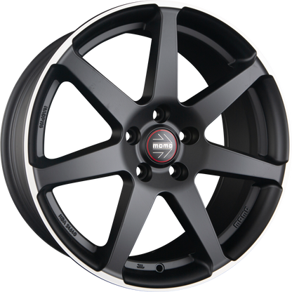 Diewe Seven Black Matt Polished Alufelge 8x18 Zoll ET42 LK 5x112 ML72.3 – Bild 2