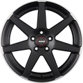 Diewe Seven Black Matt Polished Alufelge 8.5x19 Zoll ET30 LK 5x112 ML79.6