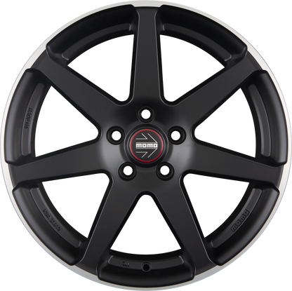 Diewe Seven Black Matt Polished Alufelge 8.5x19 Zoll ET30 LK 5x112 ML79.6