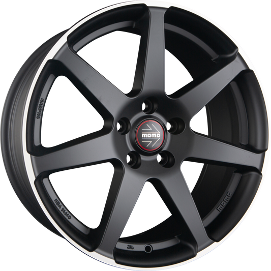 Diewe Seven Black Matt Polished Alufelge 8.5x19 Zoll ET30 LK 5x112 ML79.6 – Bild 2