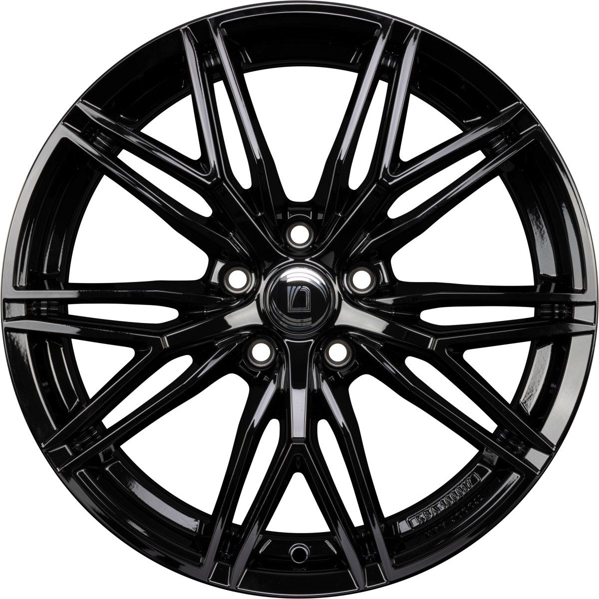 Diewe Wheels Predator NERO S - Schwarz Glanz Alufelge 8x19 Zoll ET30 LK 5x120 ML72.6 – Bild 3