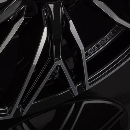 Diewe Wheels Predator NERO S MACHINED - Schwarz Glanz Frontpoliert Alufelge 8x19 Zoll ET43 LK 5x112 ML66.6 – Bild 6