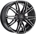 Diewe Predator neros machined Alufelge 9x19 Zoll ET40 LK 5x120 ML72.6