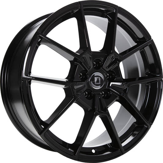 Diewe Neve black glossy 7x17 ET40 - LK5/100 ML73.1