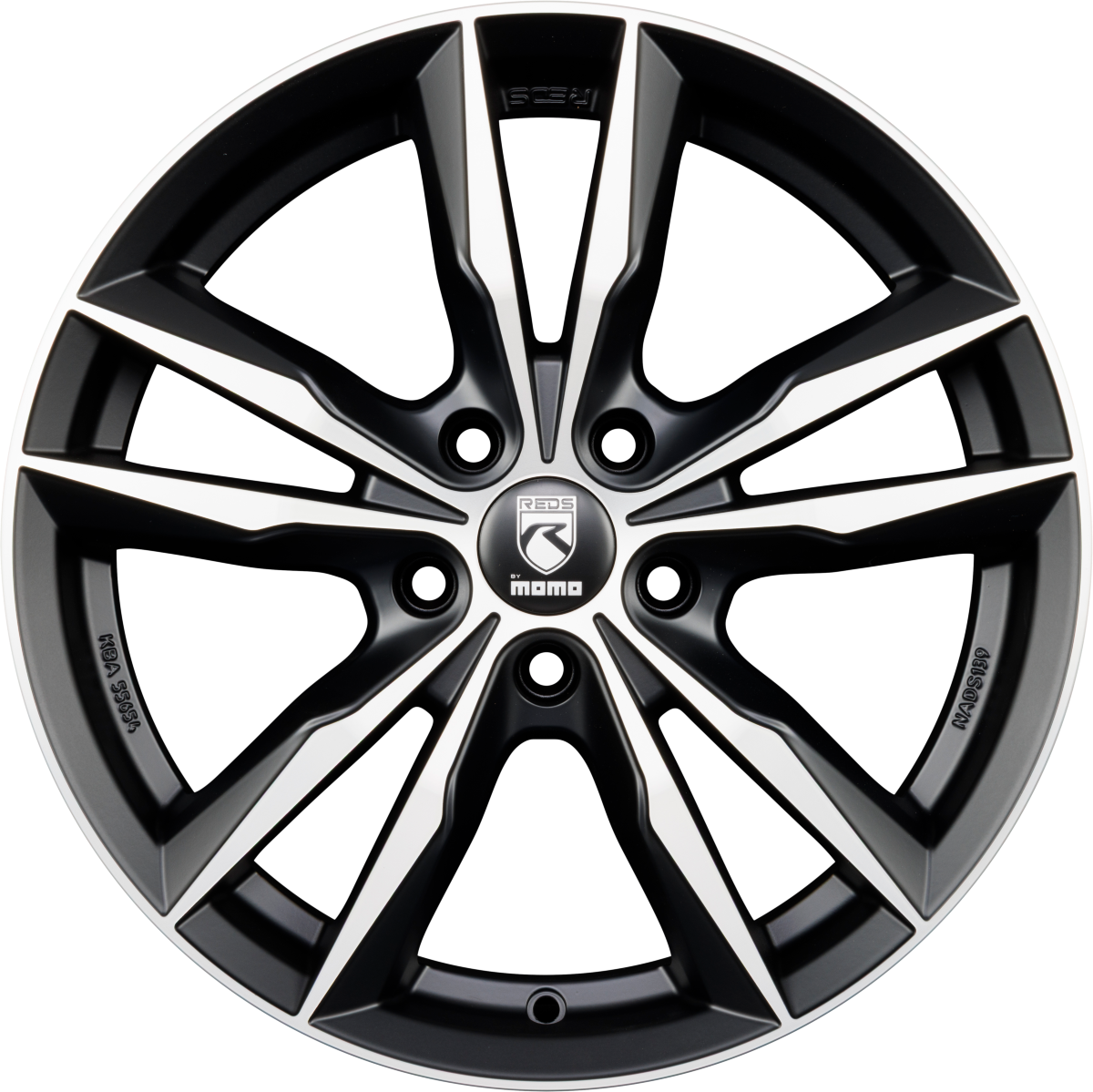 Diewe Fast Black Matt Polished Alufelge 7.5x17 Zoll ET35 LK 5x112 ML79.6
