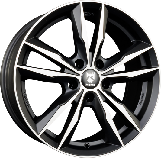 Diewe Fast Black Matt Polished Alufelge 7.5x17 Zoll ET45 LK 5x108 ML72.3 – Bild 2