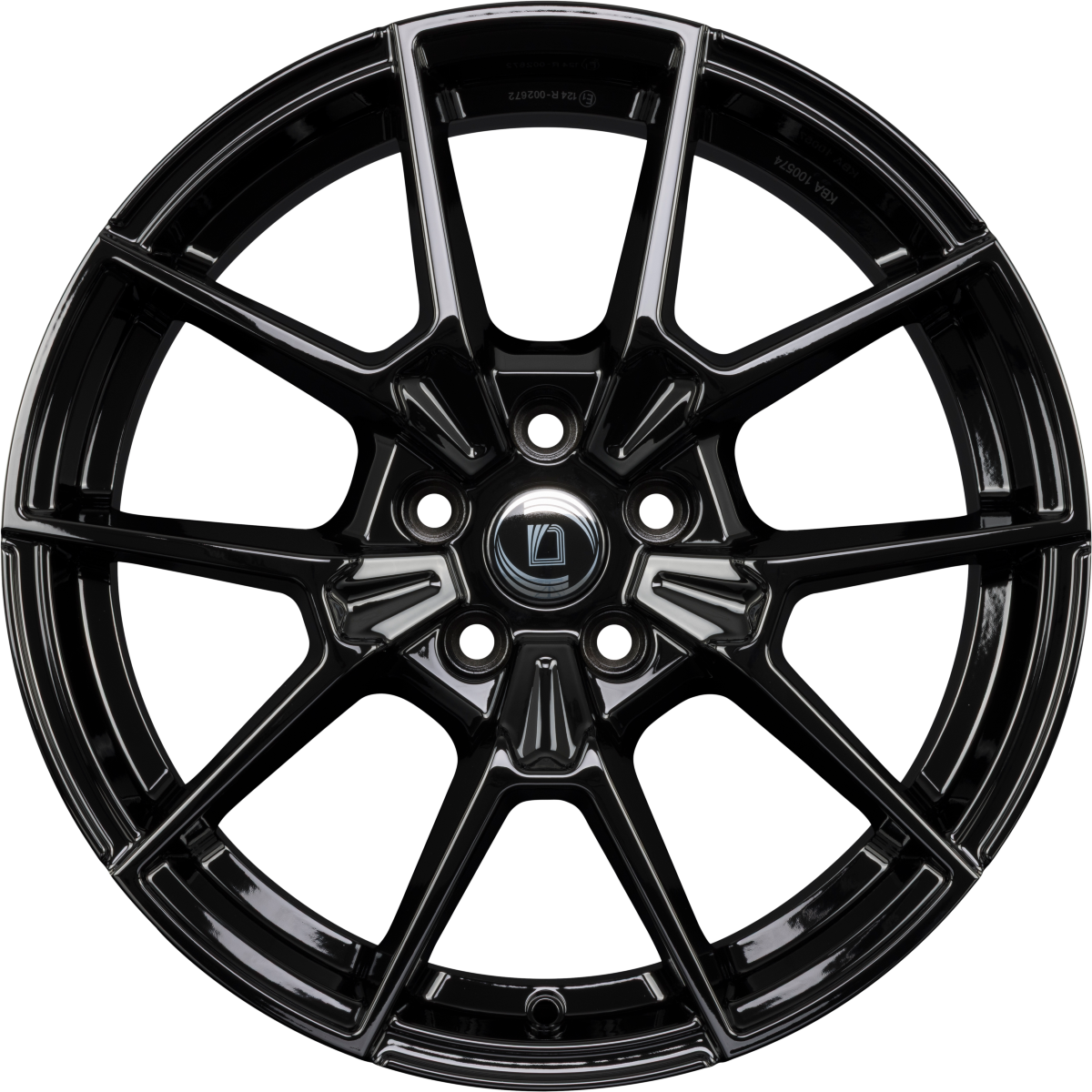Diewe Wheels Neve Black Glossy Alufelge 8.5x20 Zoll ET46 LK 5x112 ML66.6
