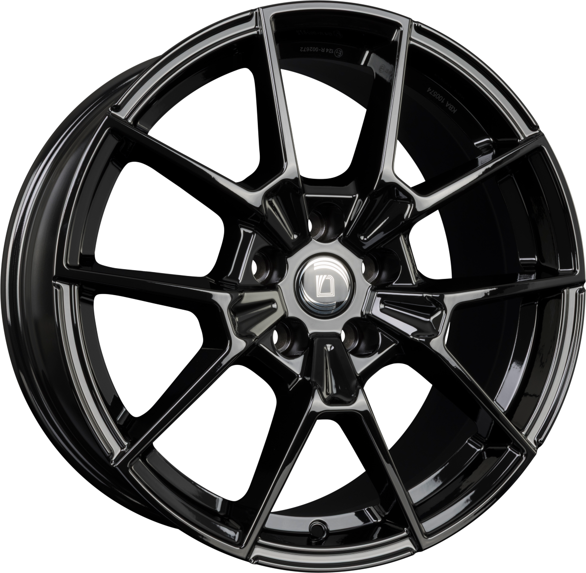 Diewe Wheels Neve Black Glossy Alufelge 8.5x20 Zoll ET46 LK 5x112 ML66.6 – Bild 2