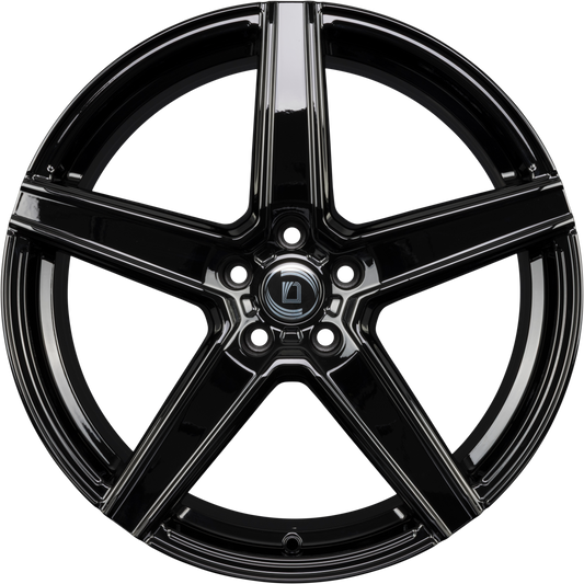 Diewe Dominar glossy black Alufelge 8x19 Zoll ET39 LK 5x112 ML66.6