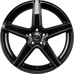 Diewe Dominar glossy black Alufelge 8x19 Zoll ET44 LK 5x112 ML66.6