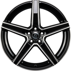 Diewe Dominar black diamond Alufelge 8x20 Zoll ET45 LK 5x112 ML66.6