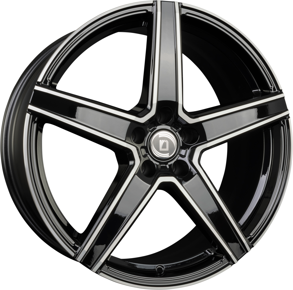 Diewe Dominar black diamond Alufelge 8x20 Zoll ET40 LK 5x114.3 ML73.1 – Bild 2