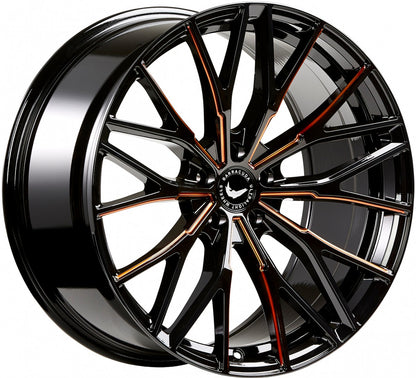 Barracuda Project 3.0 black gloss flashcopper 10x20 ET28 - LK5/112 ML73.1