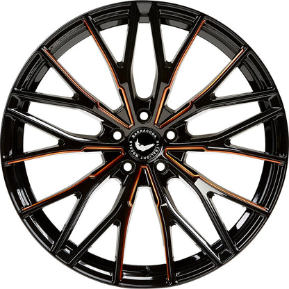Barracuda Project 3.0 black gloss flashcopper 10x20 ET28 - LK5/112 ML73.1