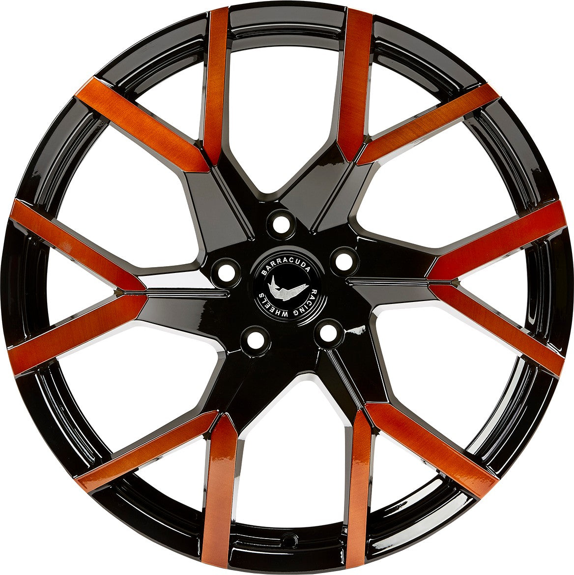 Barracuda Tzunamee EVO black gloss flashcopper 8.5x19 ET43 - LK5/112 ML73.1