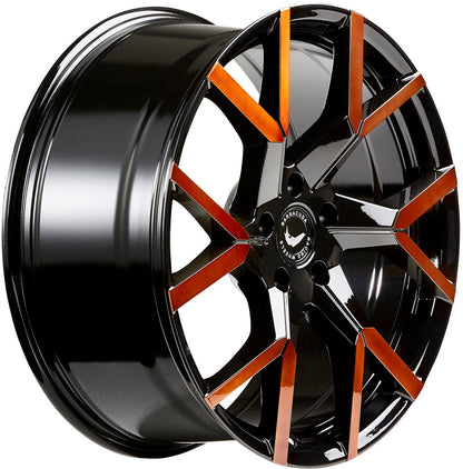 Barracuda Tzunamee EVO black gloss flashcopper 8.5x19 ET43 - LK5/112 ML73.1