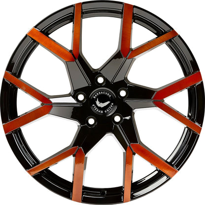 Barracuda Tzunamee EVO black gloss flashcopper 8.5x19 ET35 - LK5/114.3 ML73.1