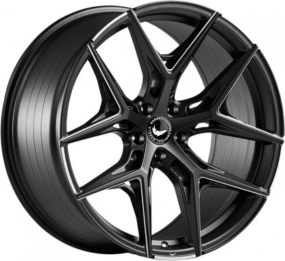 Barracuda Razzer mattblack PureSports gefräst 10x20 ET30 - LK5/112 ML73.1